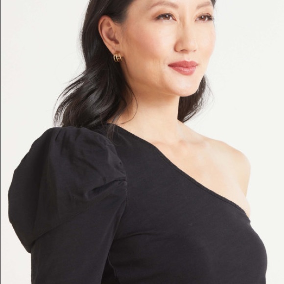 Nation LTD Sabrina One Shoulder Party Top - Picture 4 of 14